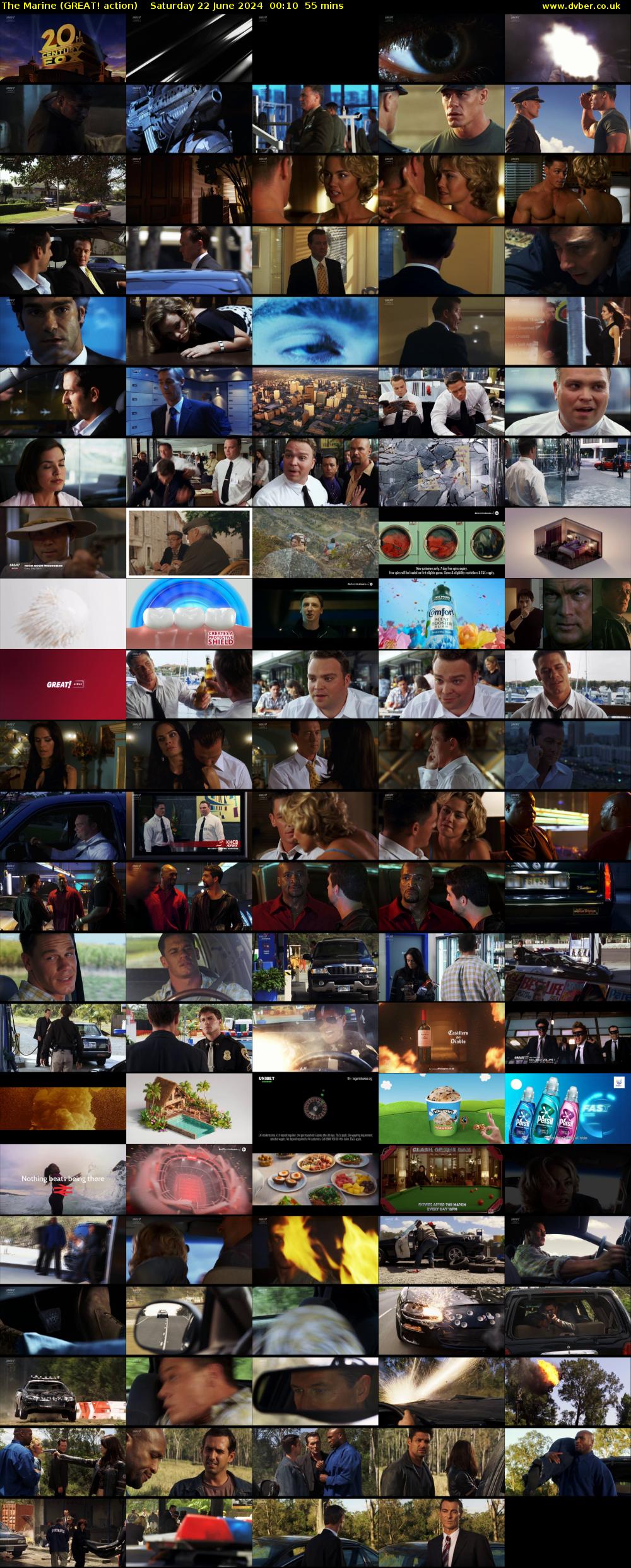 The Marine (GREAT! action) Saturday 22 June 2024 00:10 - 01:05