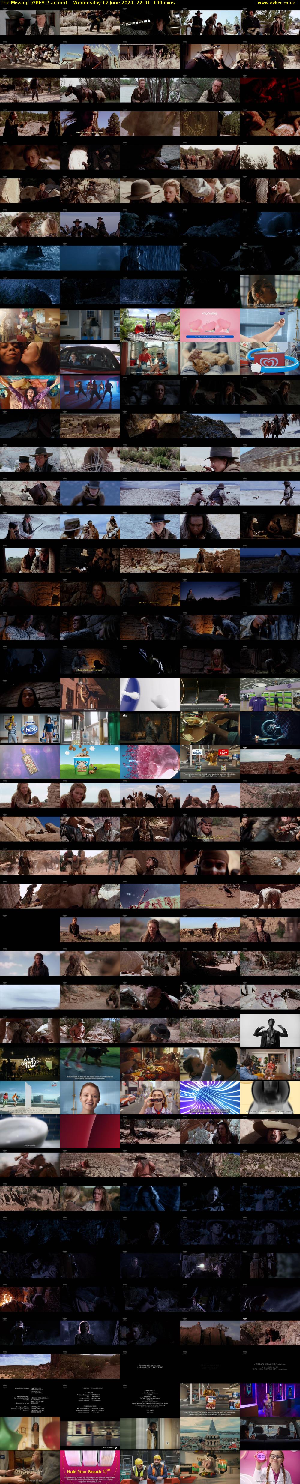 The Missing (GREAT! action) Wednesday 12 June 2024 22:01 - 23:50