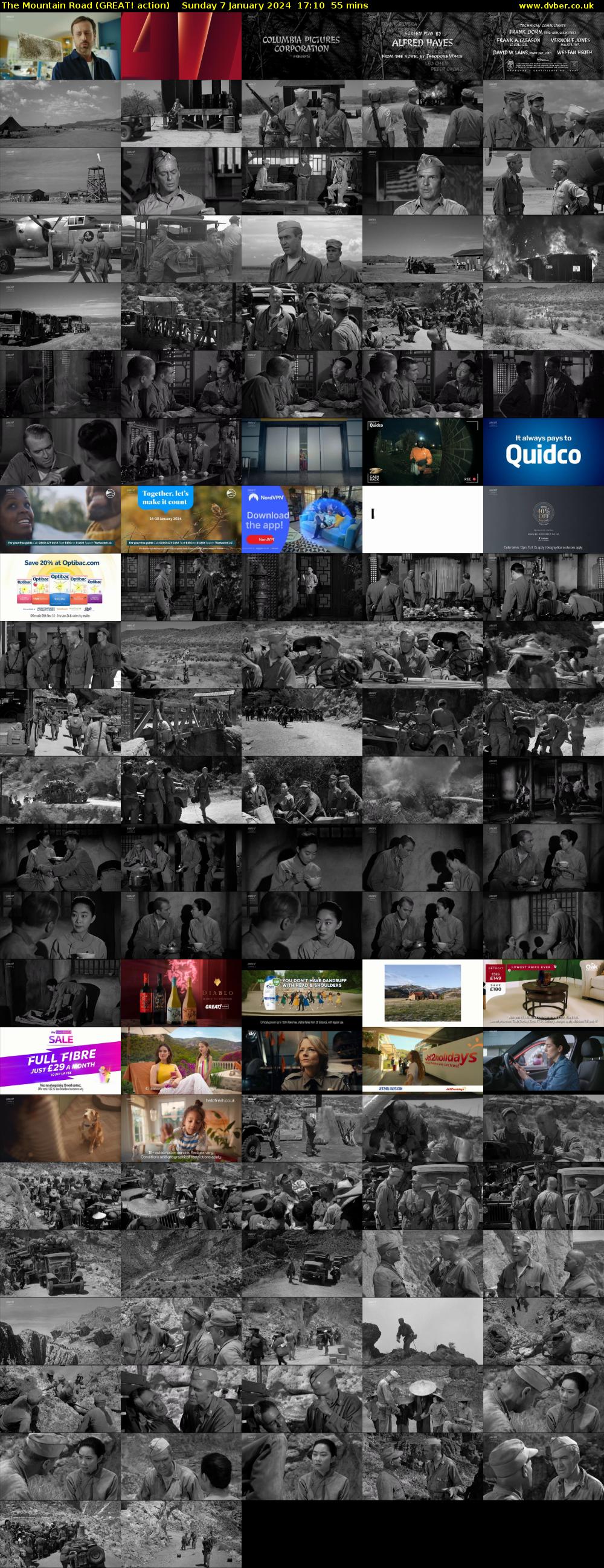 The Mountain Road (GREAT! action) Sunday 7 January 2024 17:10 - 18:05