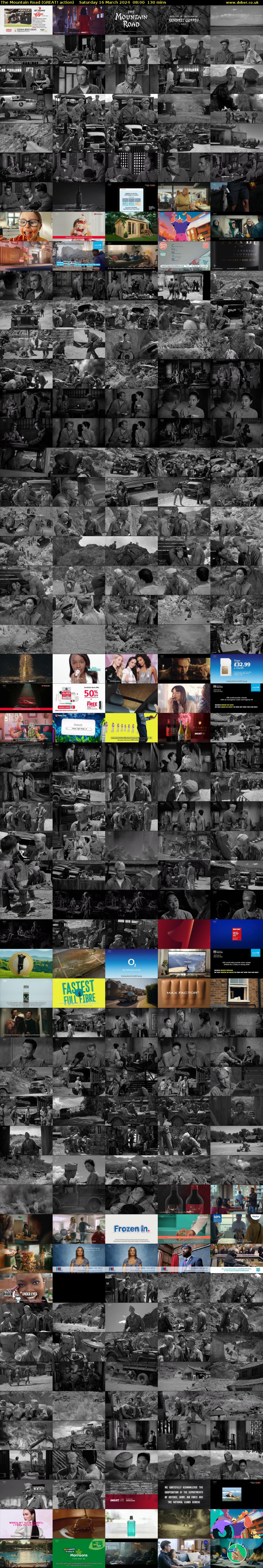 The Mountain Road (GREAT! action) Saturday 16 March 2024 08:00 - 10:10