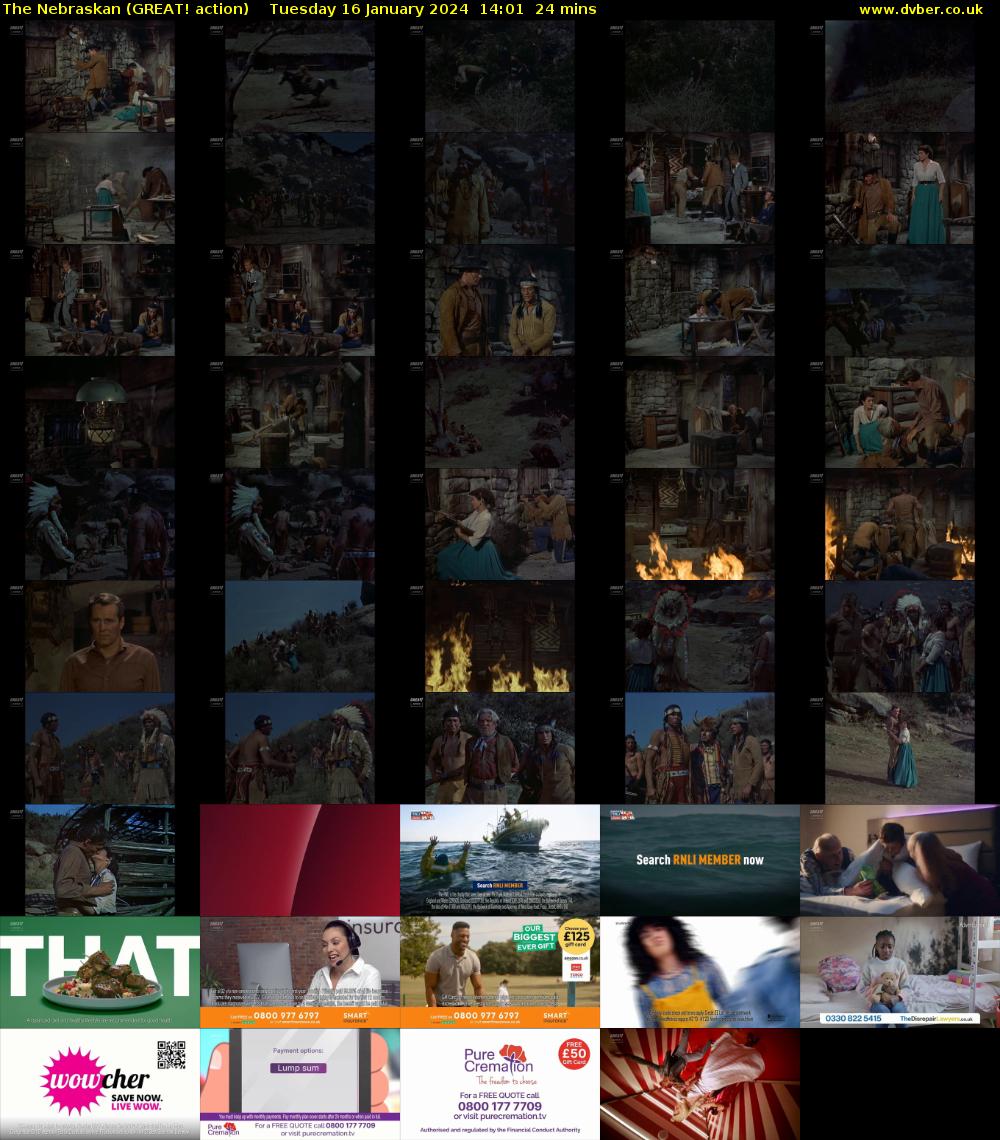 The Nebraskan (GREAT! action) Tuesday 16 January 2024 14:01 - 14:25