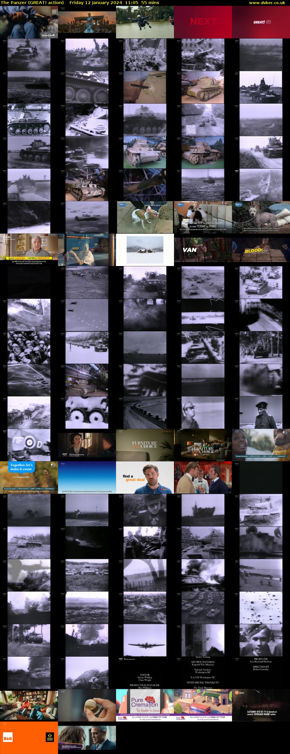 The Panzer (GREAT! action) Friday 12 January 2024 11:05 - 12:00