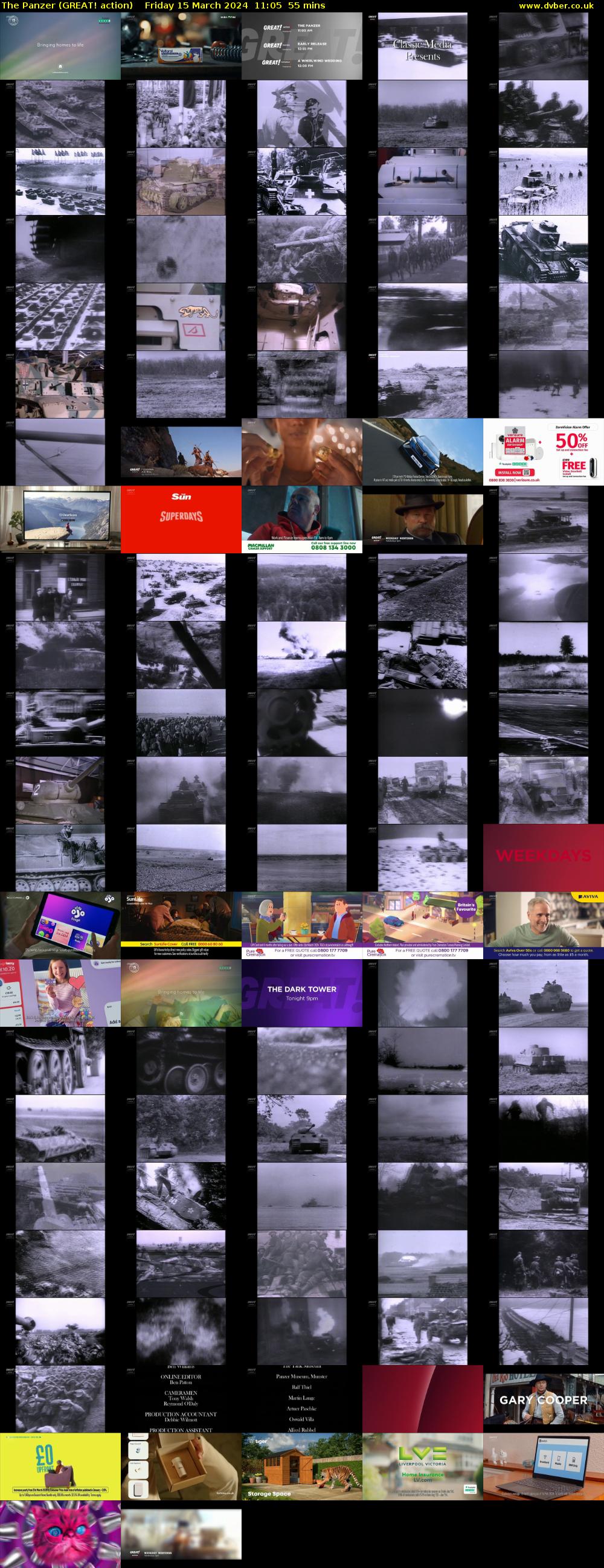 The Panzer (GREAT! action) Friday 15 March 2024 11:05 - 12:00