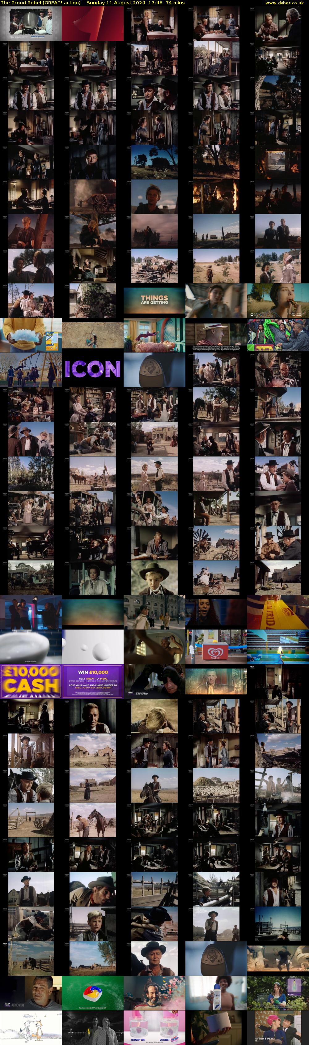 The Proud Rebel (GREAT! action) Sunday 11 August 2024 17:46 - 19:00