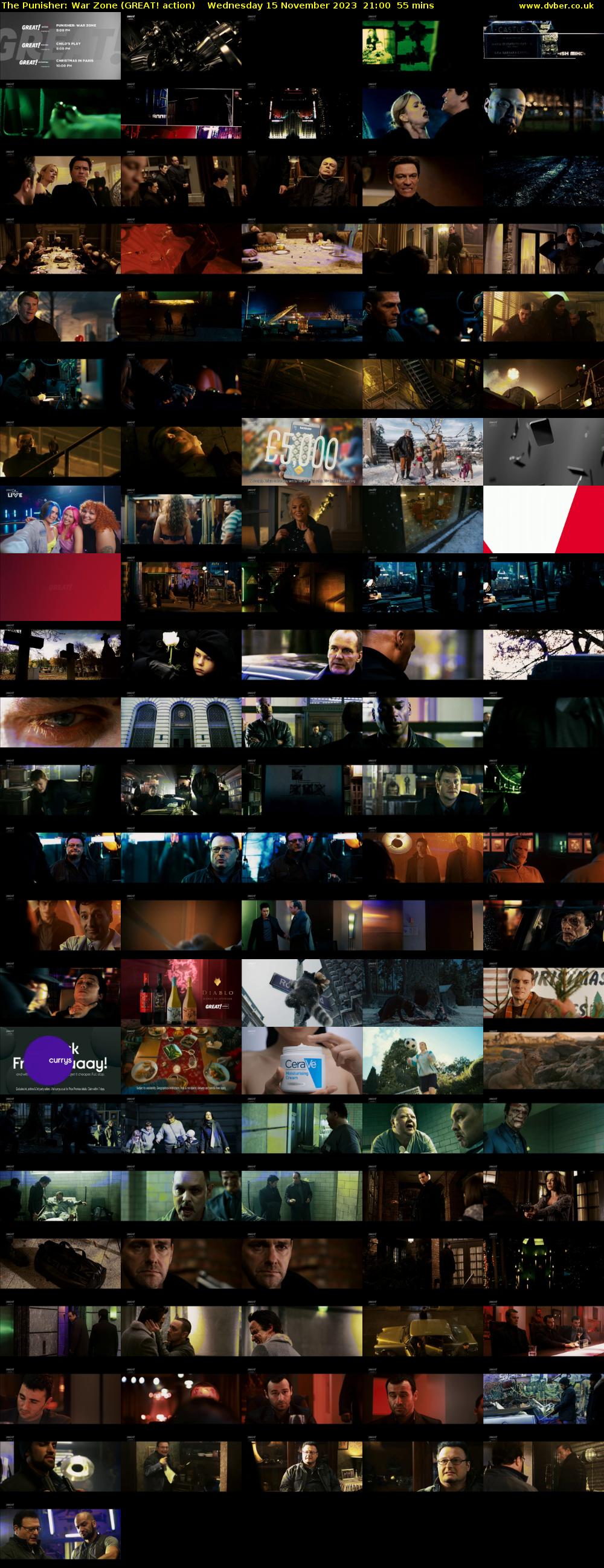 The Punisher: War Zone (GREAT! action) Wednesday 15 November 2023 21:00 - 21:55