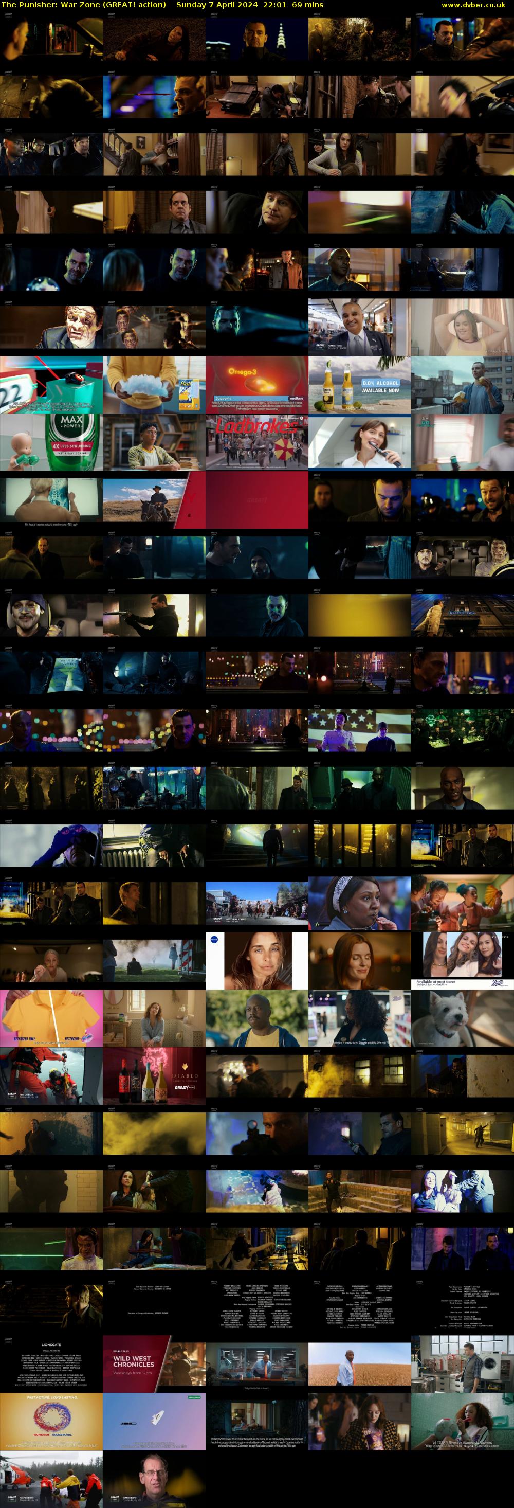 The Punisher: War Zone (GREAT! action) Sunday 7 April 2024 22:01 - 23:10