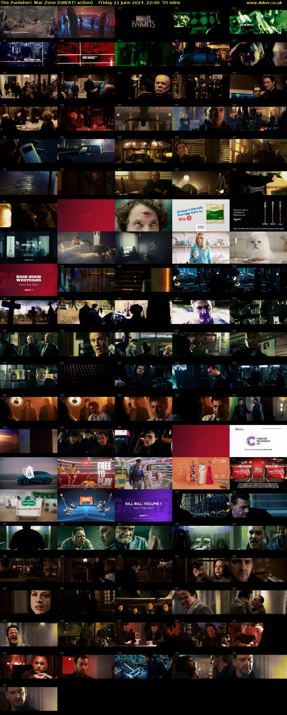The Punisher: War Zone (GREAT! action) Friday 21 June 2024 22:00 - 22:55