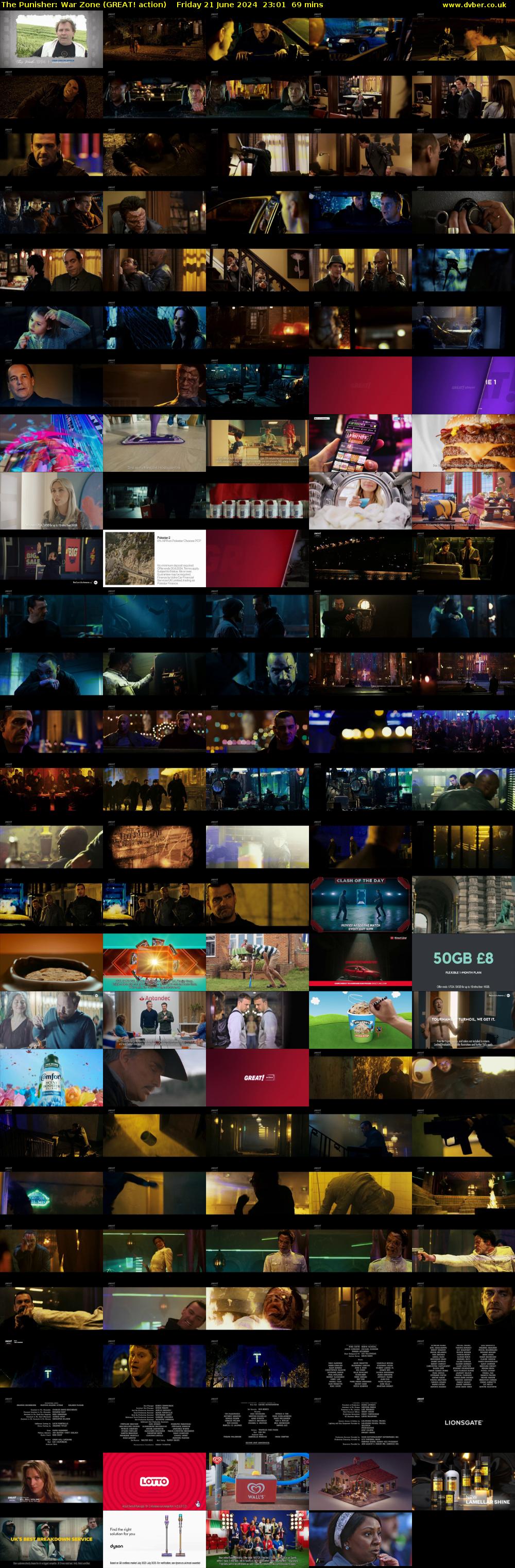 The Punisher: War Zone (GREAT! action) Friday 21 June 2024 23:01 - 00:10
