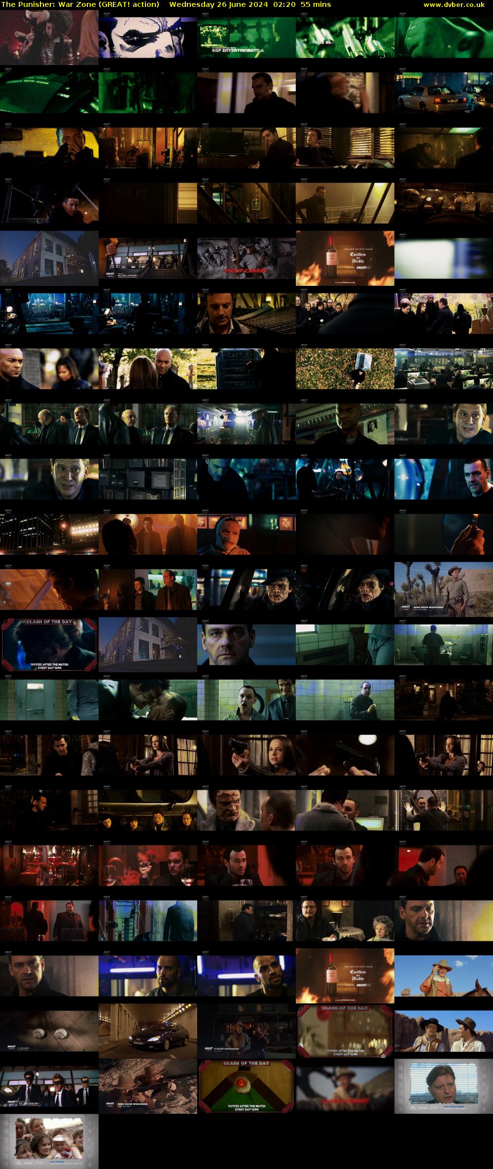 The Punisher: War Zone (GREAT! action) Wednesday 26 June 2024 02:20 - 03:15