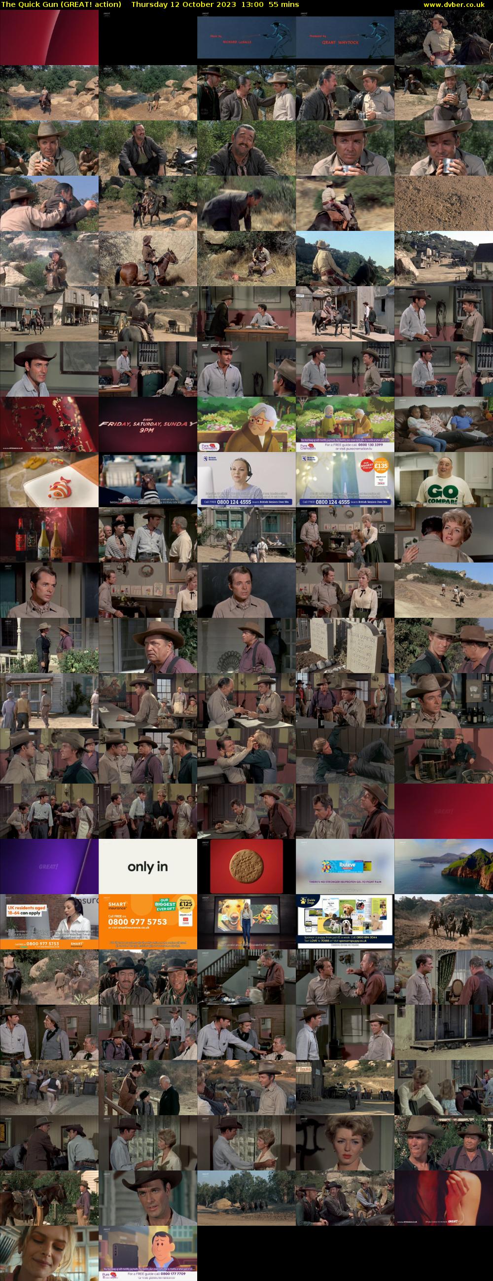 The Quick Gun (GREAT! action) Thursday 12 October 2023 13:00 - 13:55