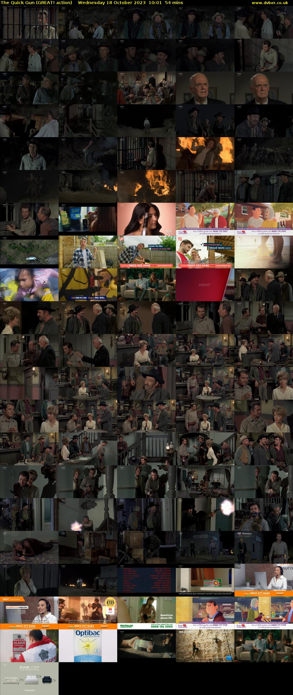 The Quick Gun (GREAT! action) Wednesday 18 October 2023 10:01 - 10:55