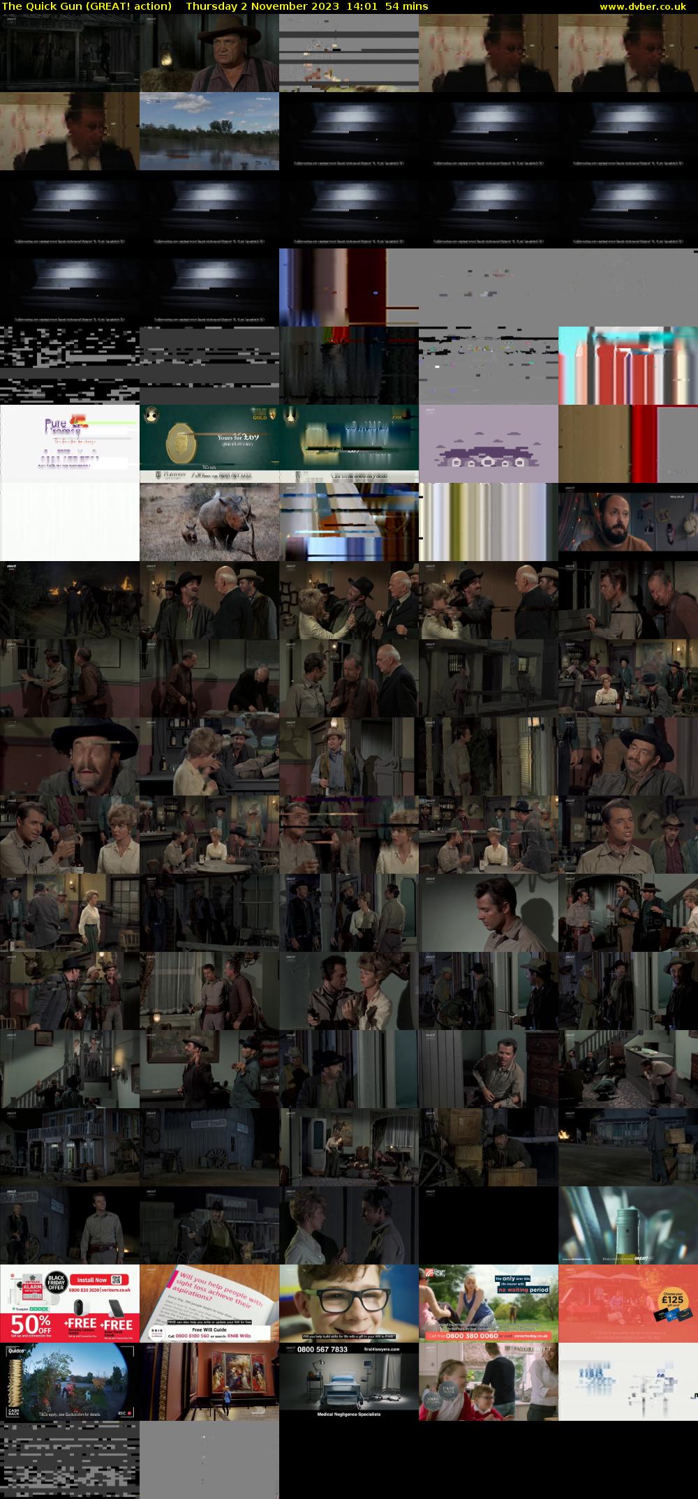 The Quick Gun (GREAT! action) Thursday 2 November 2023 14:01 - 14:55