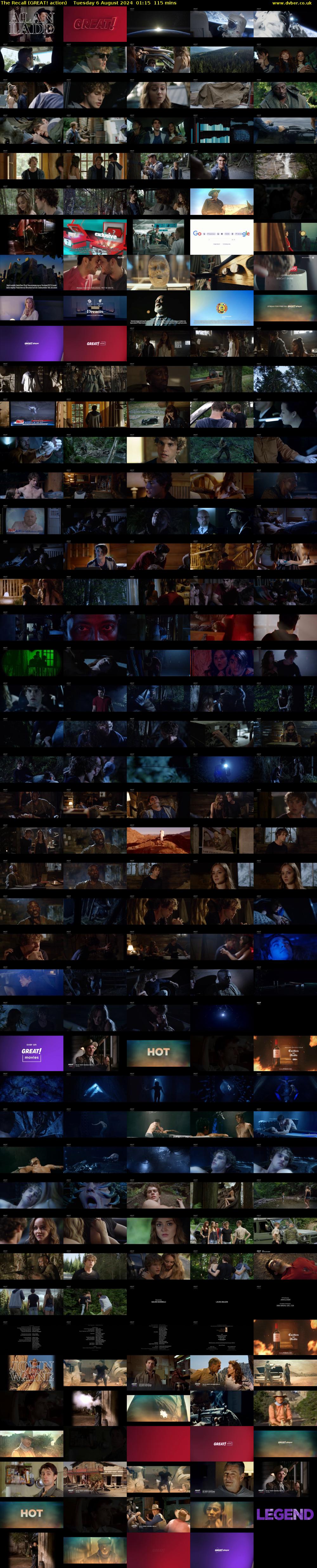 The Recall (GREAT! action) Tuesday 6 August 2024 01:15 - 03:10