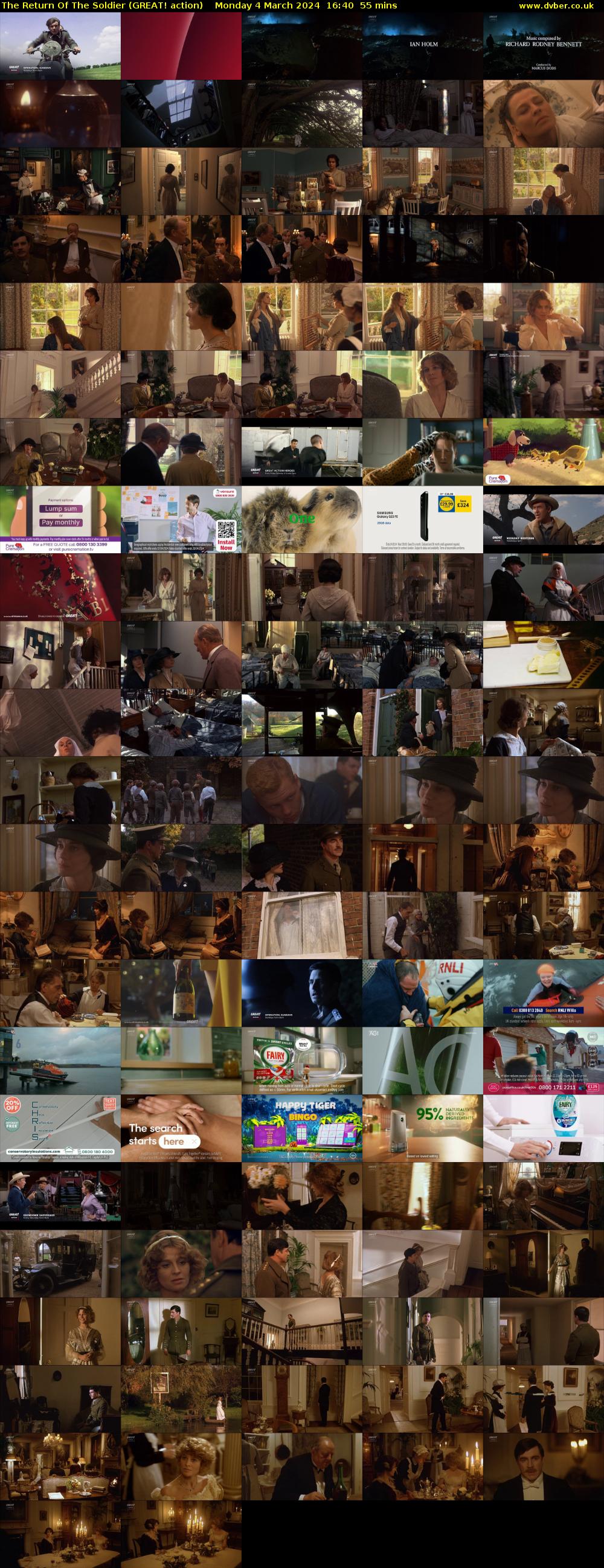 The Return Of The Soldier (GREAT! action) Monday 4 March 2024 16:40 - 17:35