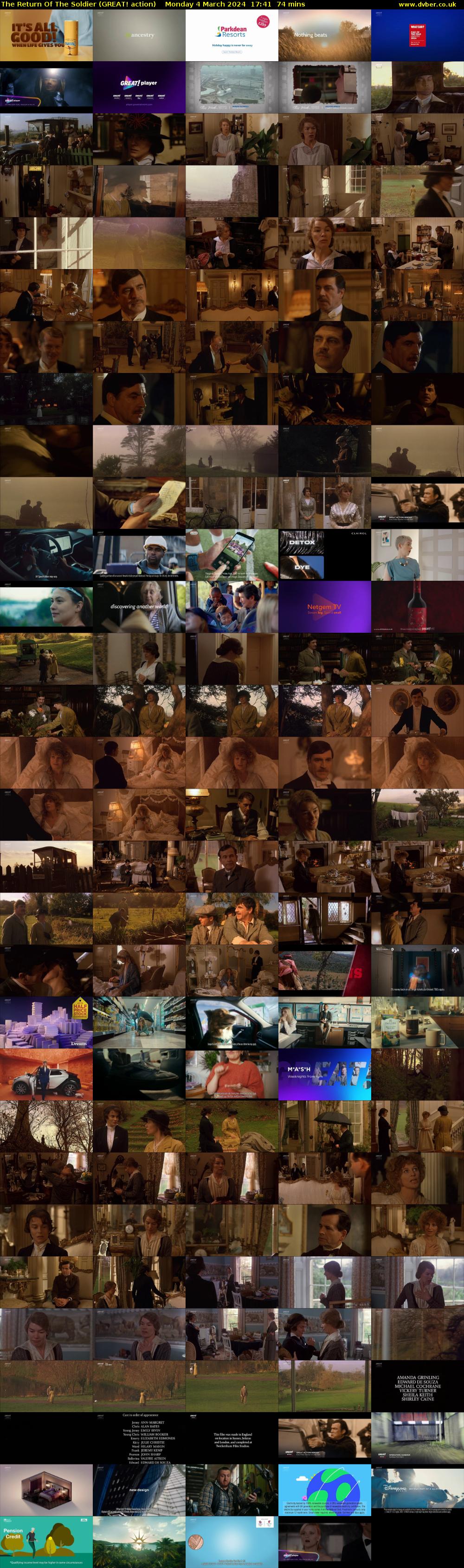 The Return Of The Soldier (GREAT! action) Monday 4 March 2024 17:41 - 18:55