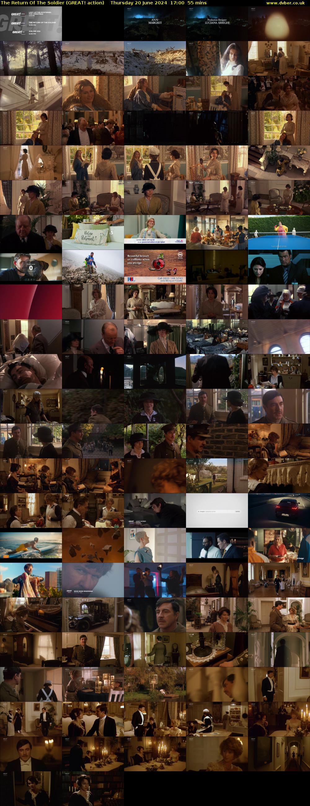 The Return Of The Soldier (GREAT! action) Thursday 20 June 2024 17:00 - 17:55