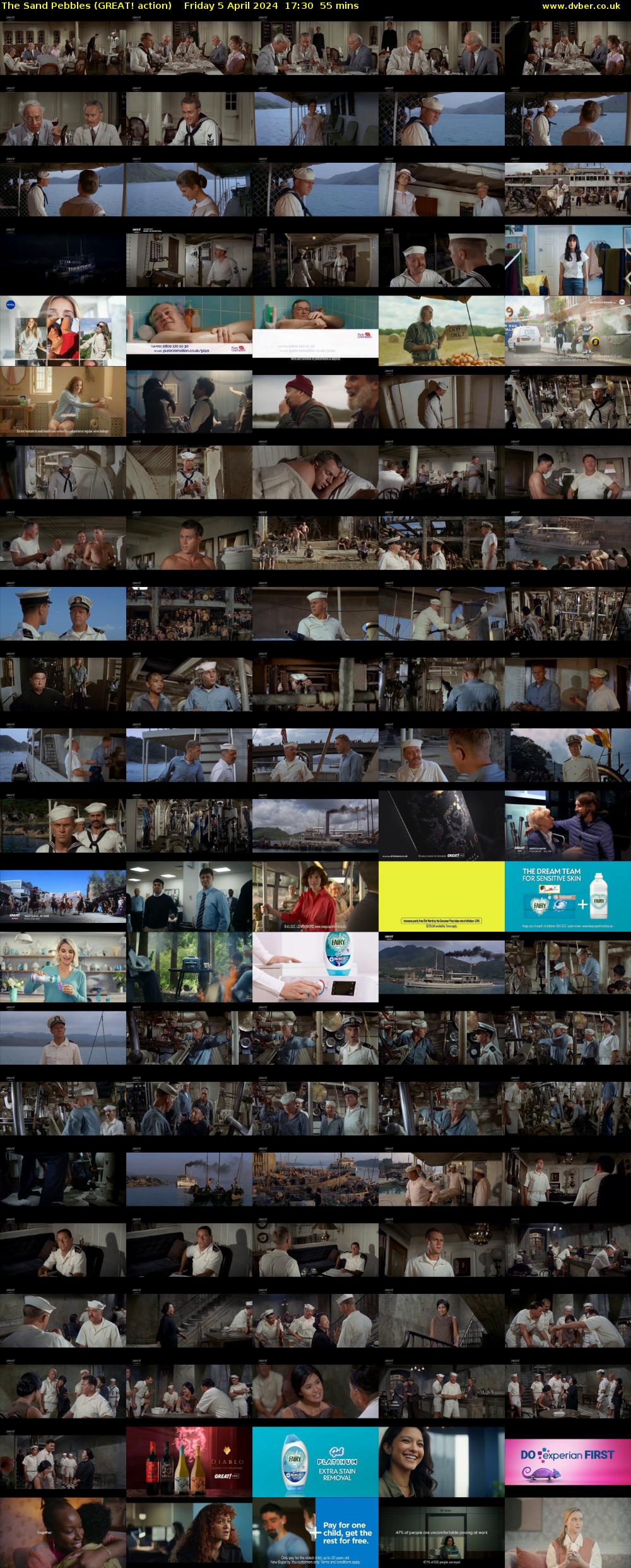 The Sand Pebbles (GREAT! action) Friday 5 April 2024 17:30 - 18:25