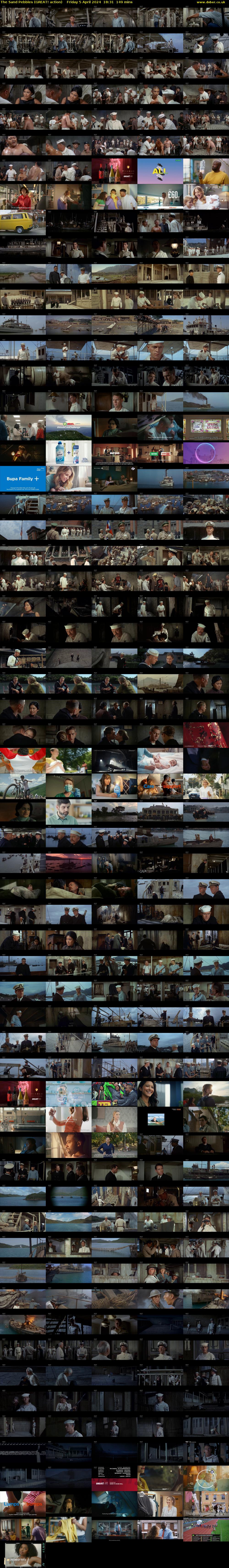 The Sand Pebbles (GREAT! action) Friday 5 April 2024 18:31 - 21:00