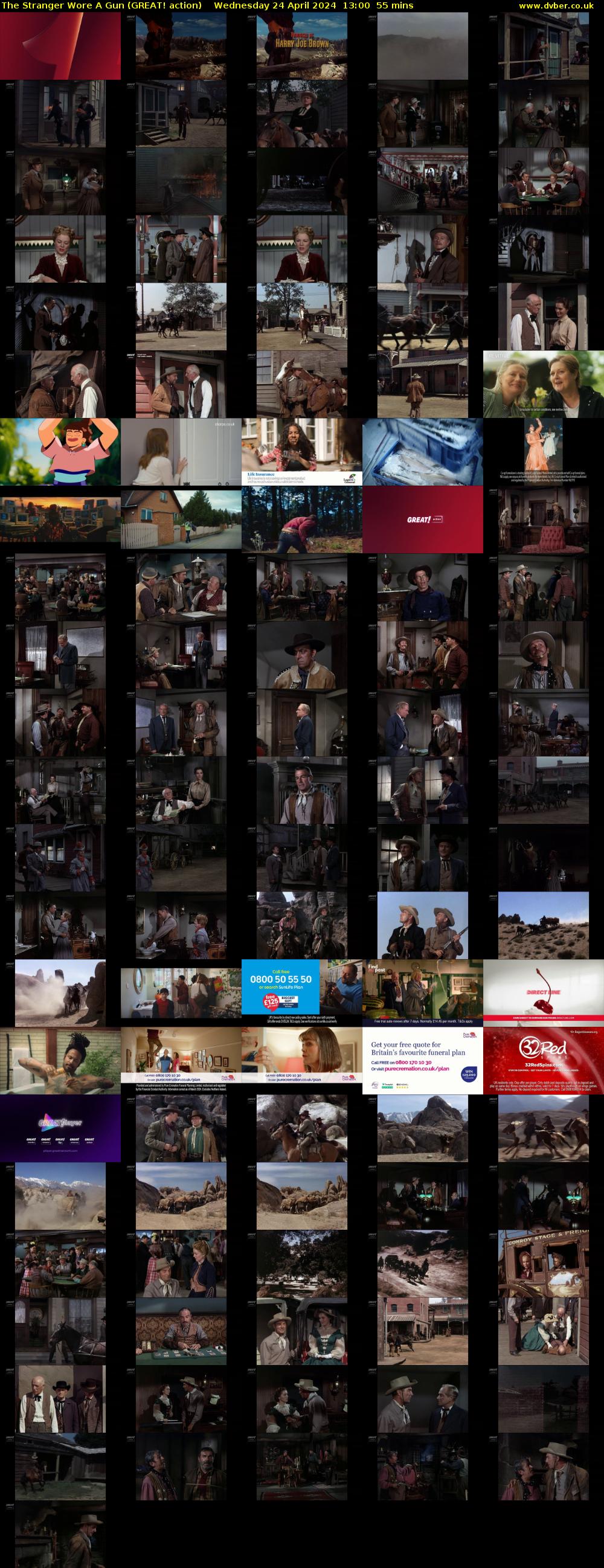 The Stranger Wore A Gun (GREAT! action) Wednesday 24 April 2024 13:00 - 13:55