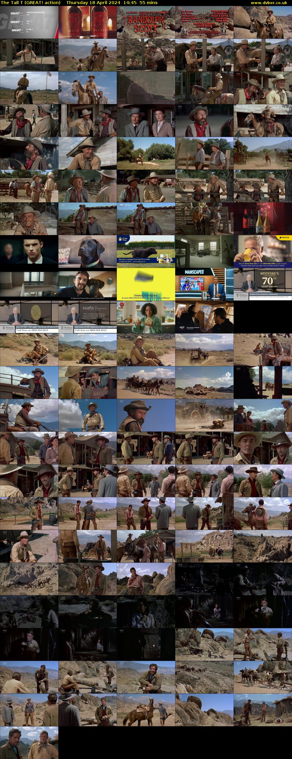 The Tall T (GREAT! action) Thursday 18 April 2024 14:45 - 15:40