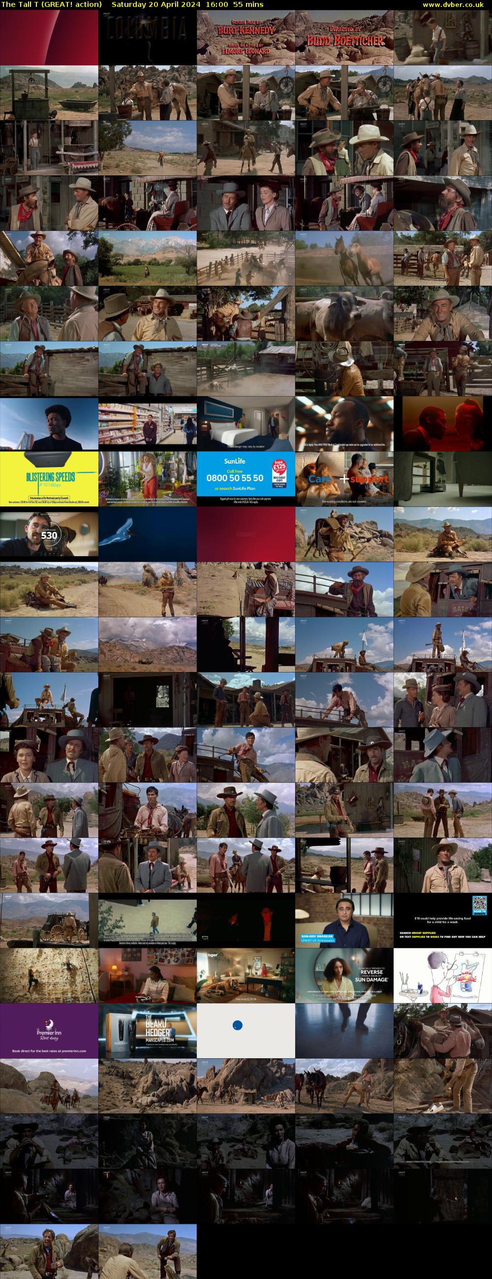 The Tall T (GREAT! action) Saturday 20 April 2024 16:00 - 16:55