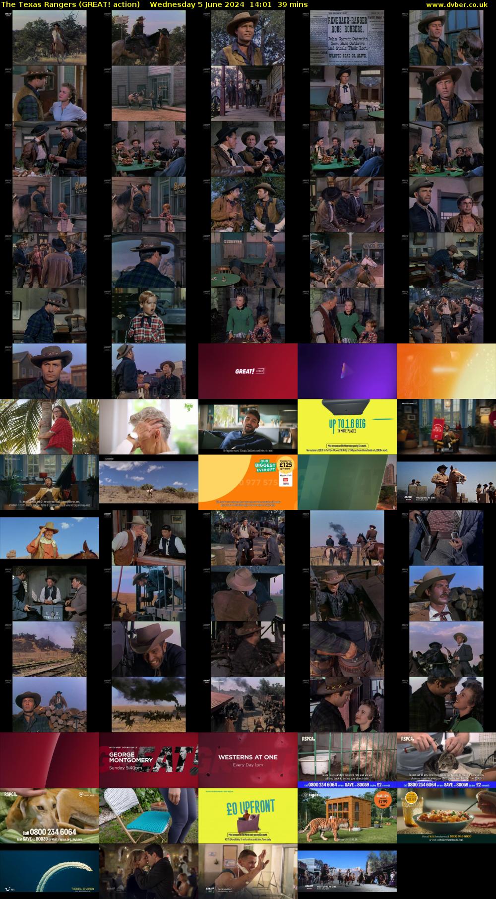 The Texas Rangers (GREAT! action) Wednesday 5 June 2024 14:01 - 14:40