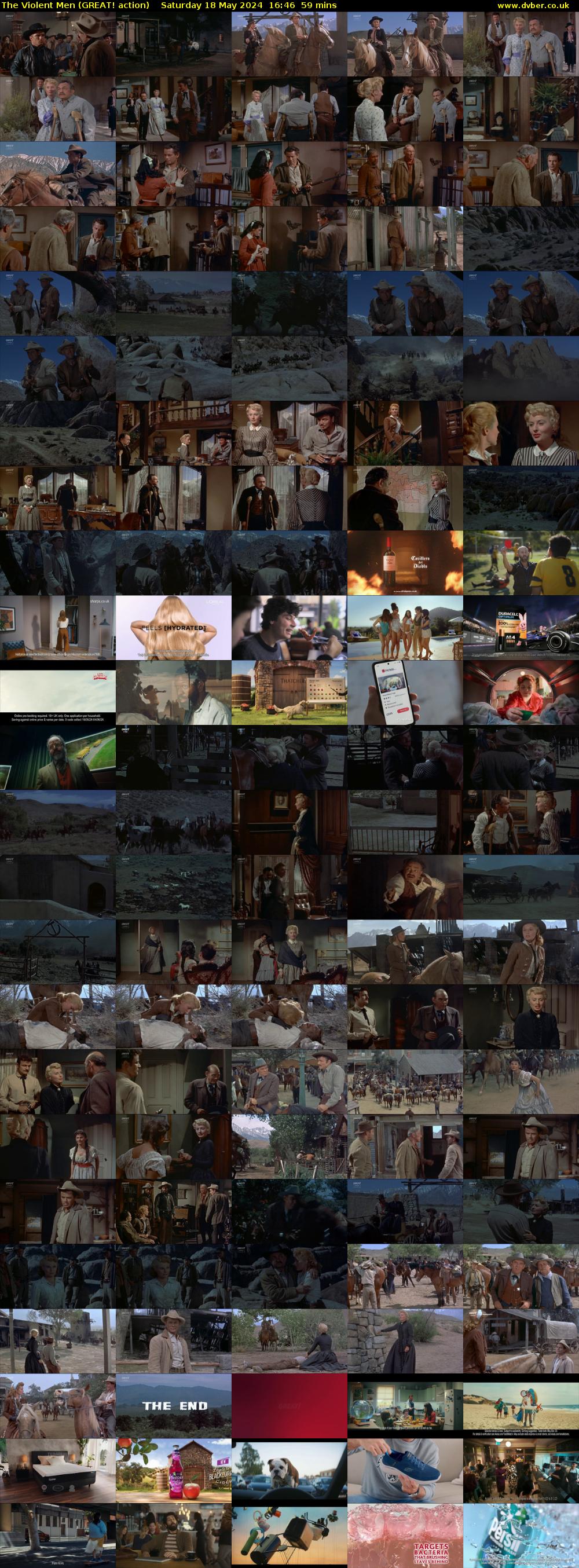 The Violent Men (GREAT! action) Saturday 18 May 2024 16:46 - 17:45