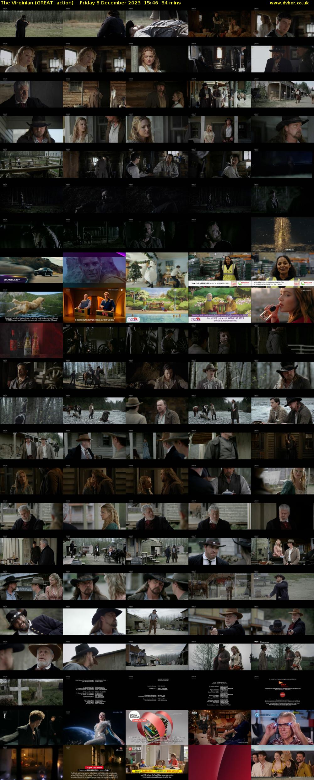 The Virginian (GREAT! action) Friday 8 December 2023 15:46 - 16:40