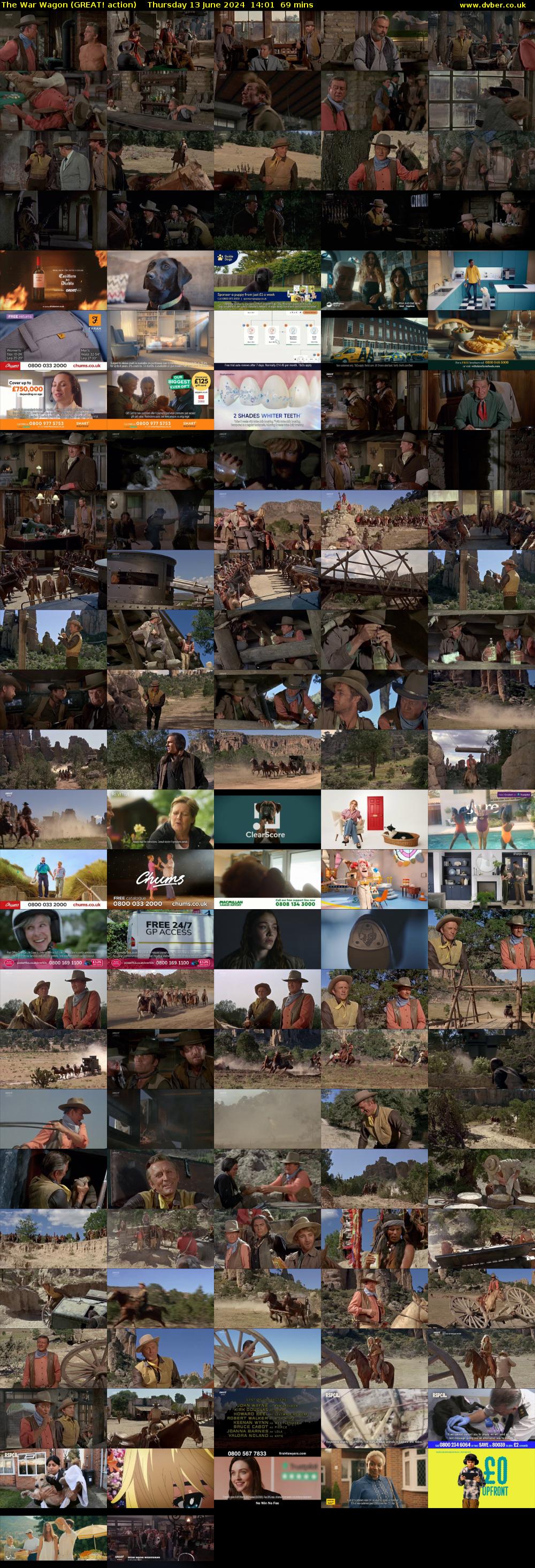 The War Wagon (GREAT! action) Thursday 13 June 2024 14:01 - 15:10