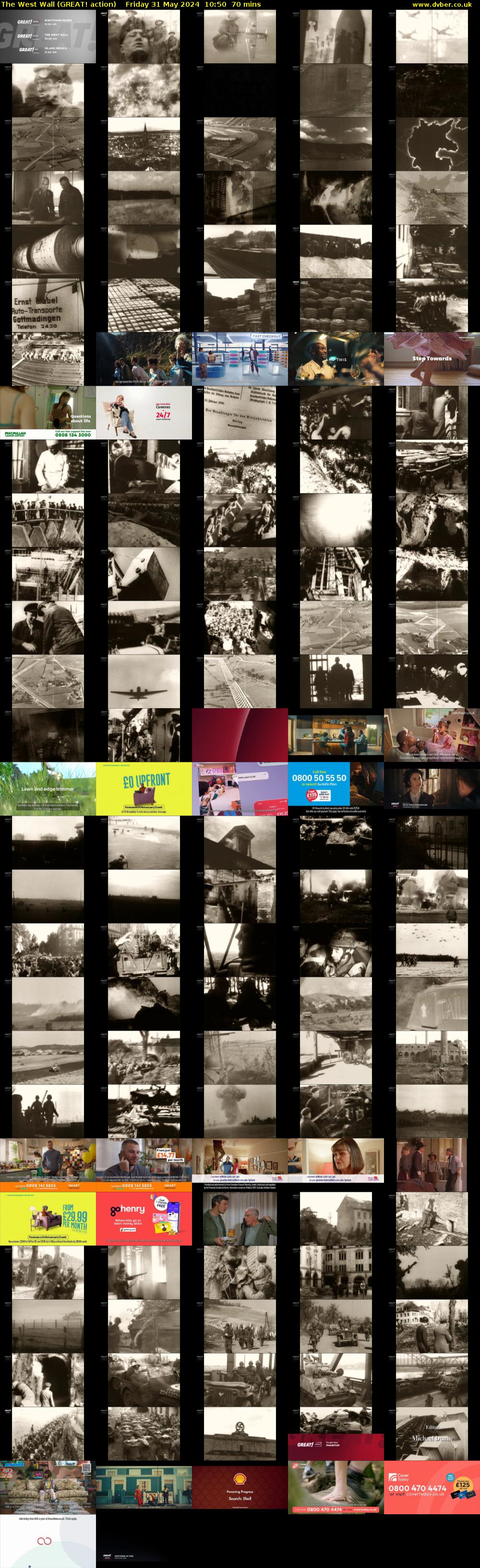 The West Wall (GREAT! action) Friday 31 May 2024 10:50 - 12:00