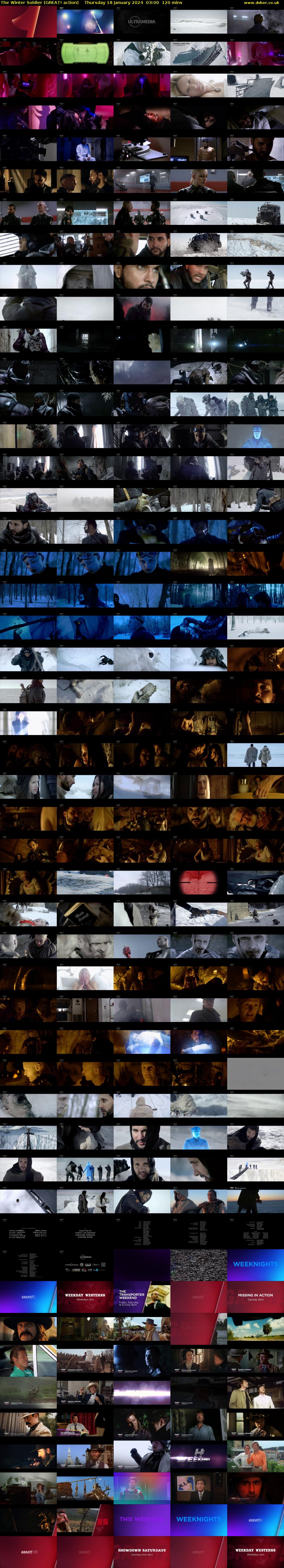 The Winter Soldier (GREAT! action) Thursday 18 January 2024 03:00 - 05:00