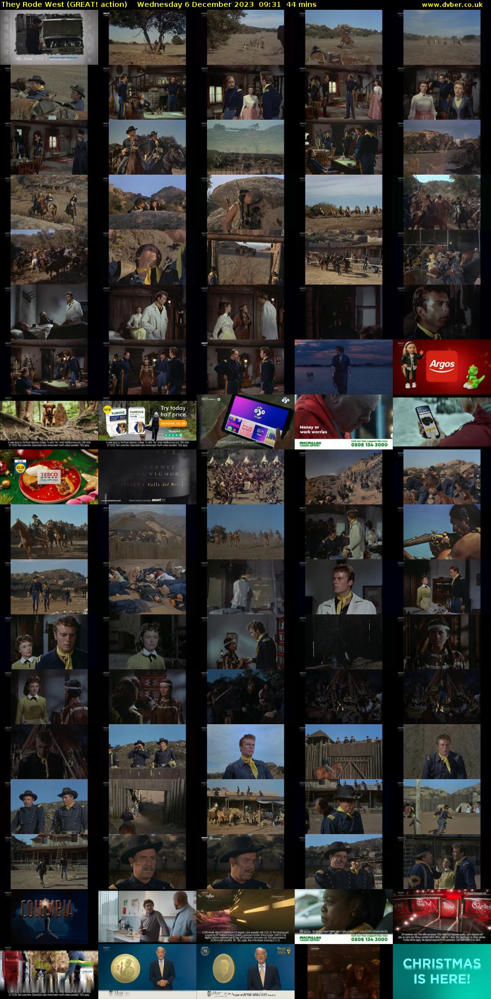 They Rode West (GREAT! action) Wednesday 6 December 2023 09:31 - 10:15