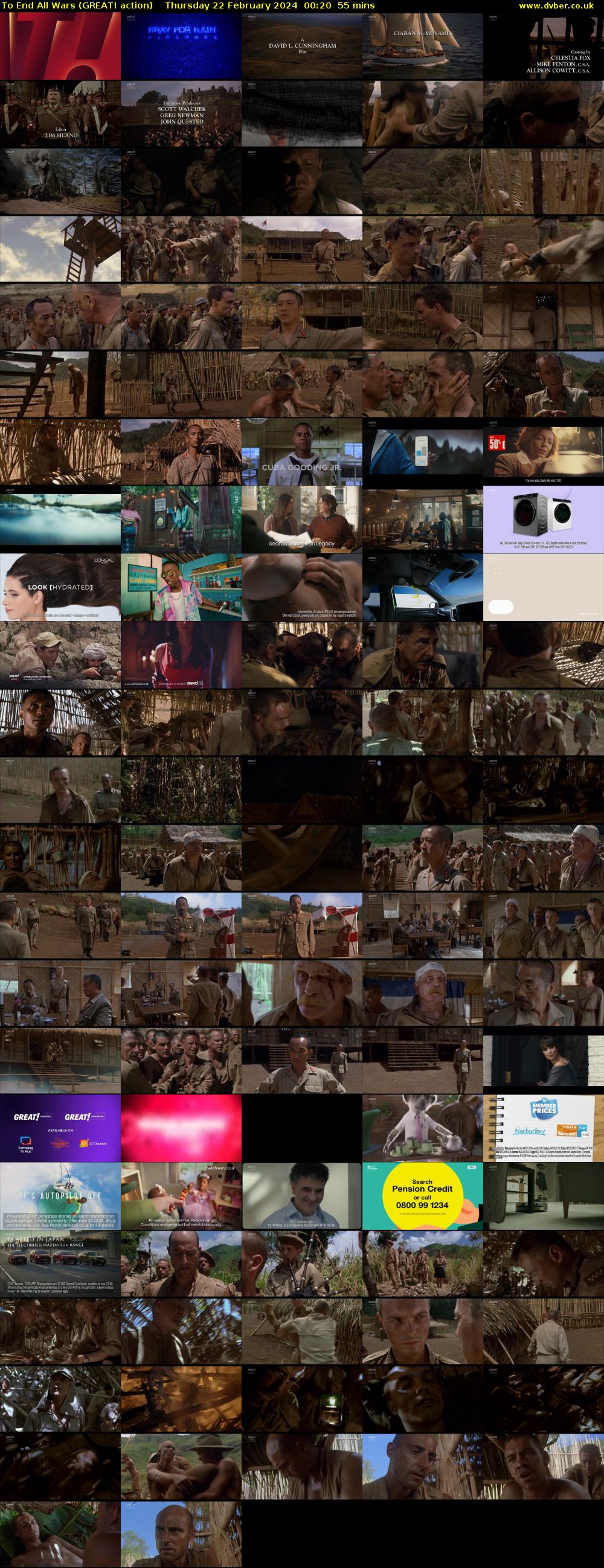 To End All Wars (GREAT! action) Thursday 22 February 2024 00:20 - 01:15