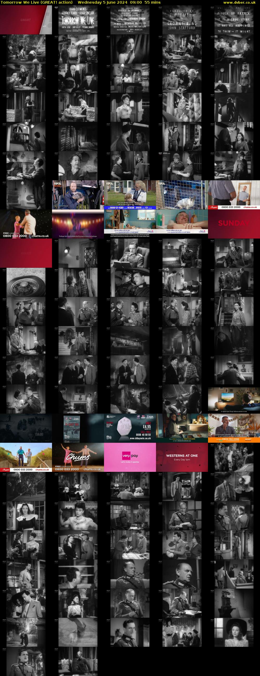 Tomorrow We Live (GREAT! action) Wednesday 5 June 2024 09:00 - 09:55