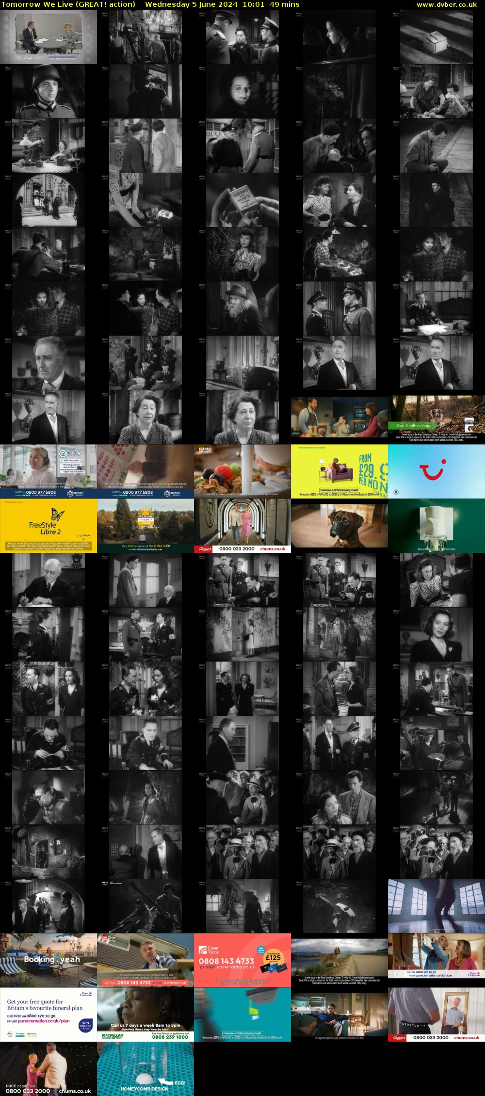 Tomorrow We Live (GREAT! action) Wednesday 5 June 2024 10:01 - 10:50