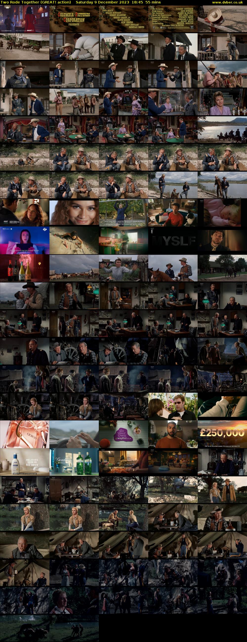 Two Rode Together (GREAT! action) Saturday 9 December 2023 18:45 - 19:40