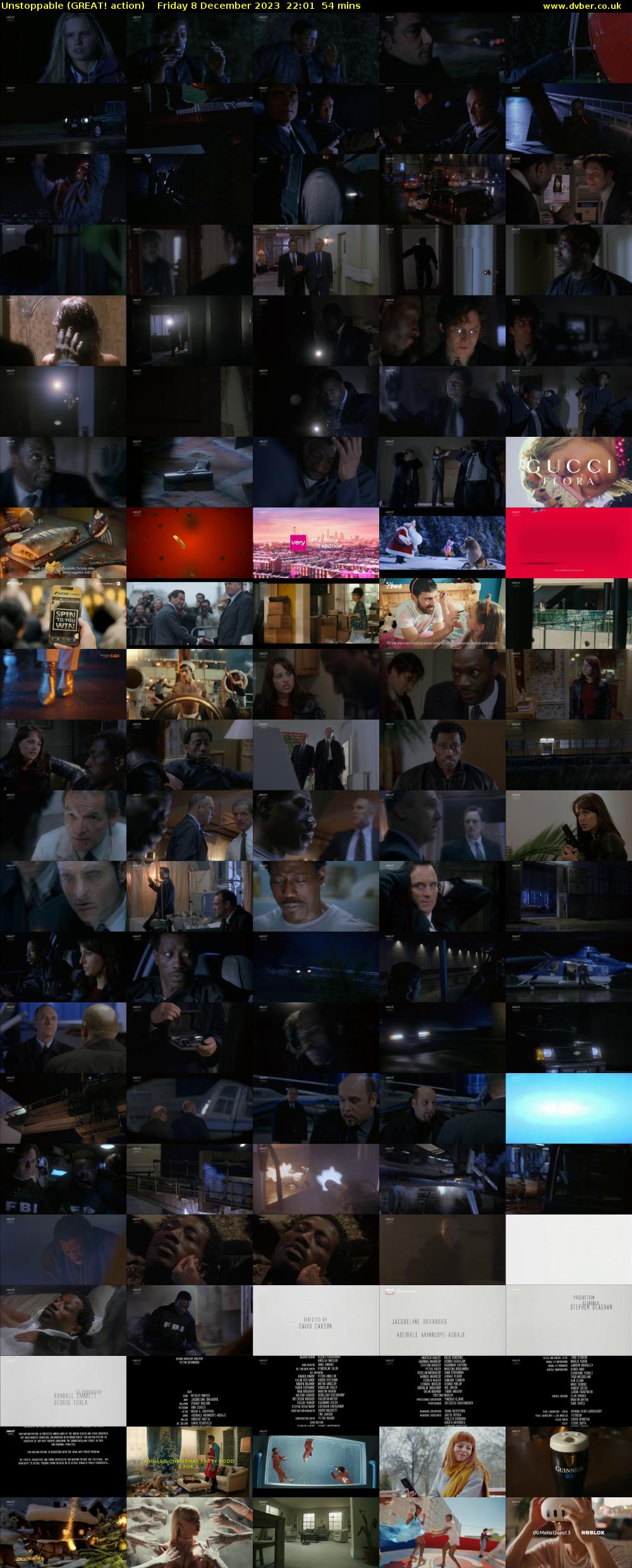 Unstoppable (GREAT! action) Friday 8 December 2023 22:01 - 22:55