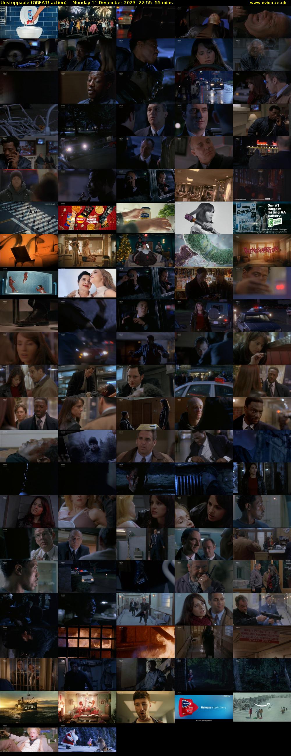 Unstoppable (GREAT! action) Monday 11 December 2023 22:55 - 23:50