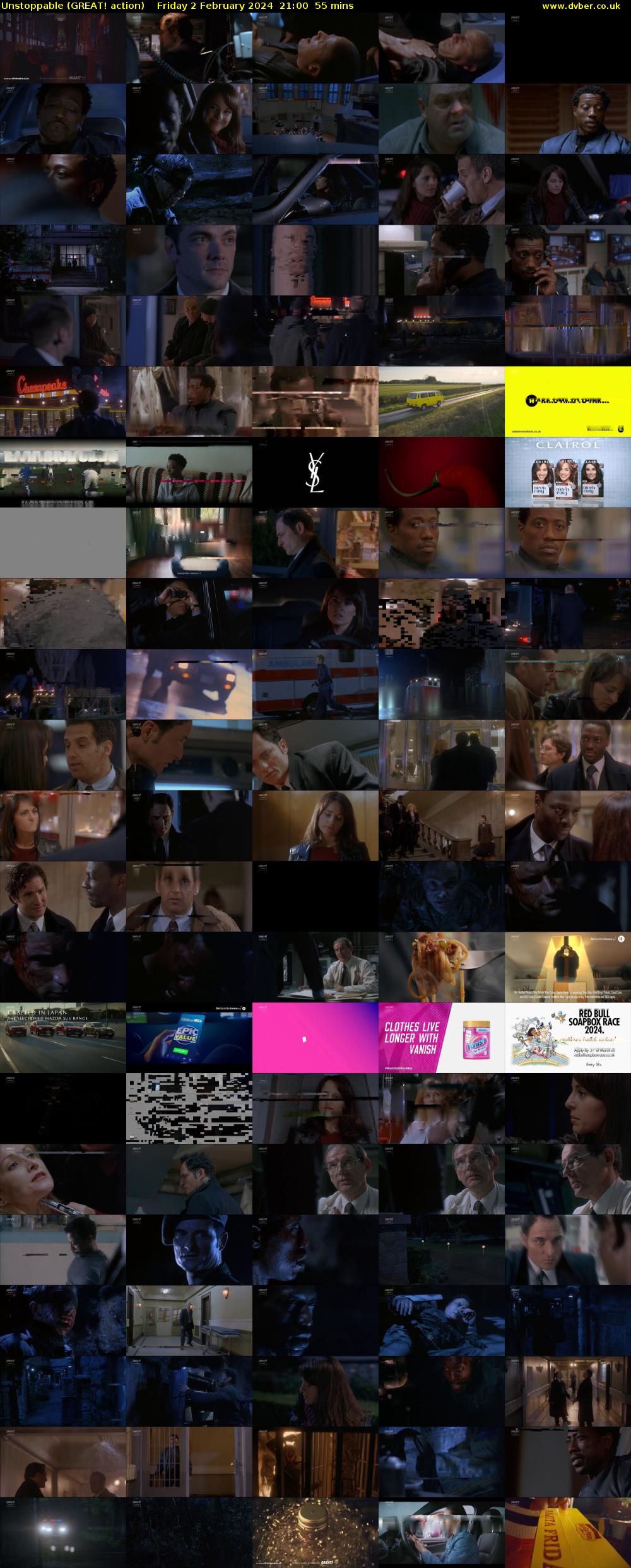 Unstoppable (GREAT! action) Friday 2 February 2024 21:00 - 21:55