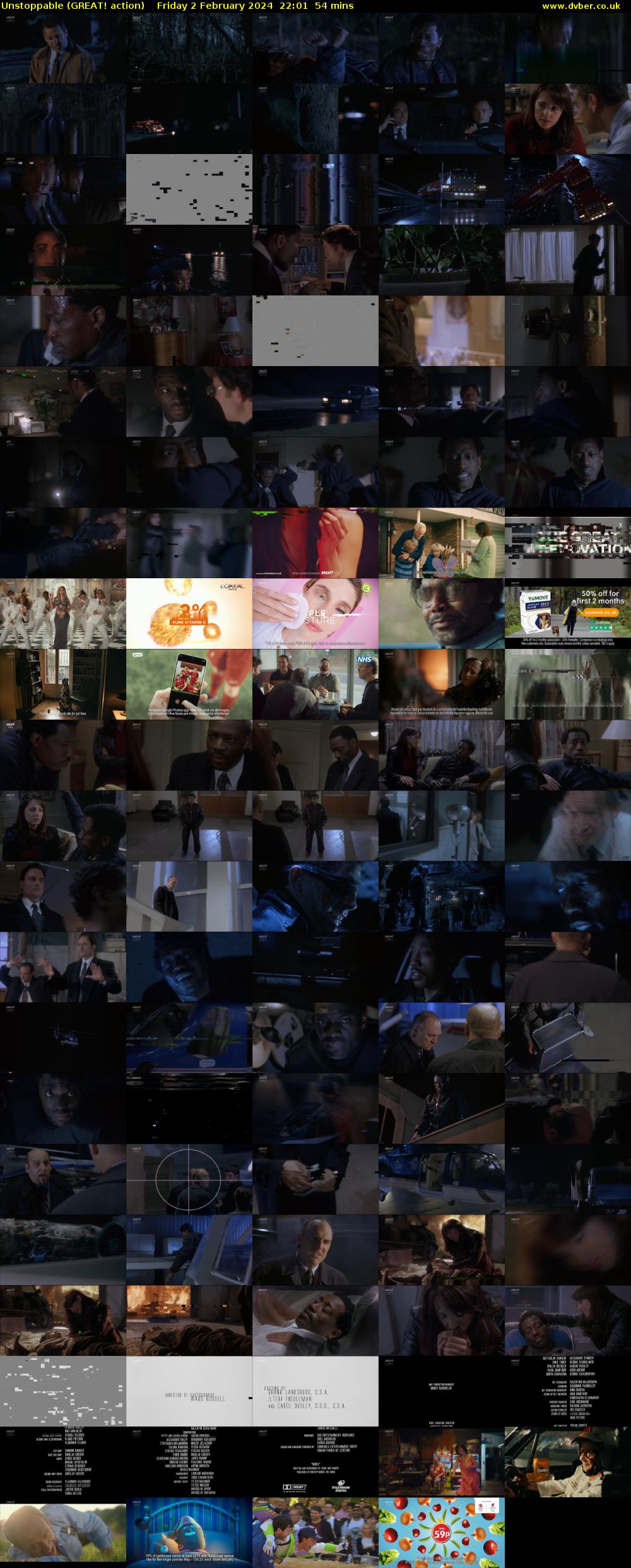 Unstoppable (GREAT! action) Friday 2 February 2024 22:01 - 22:55