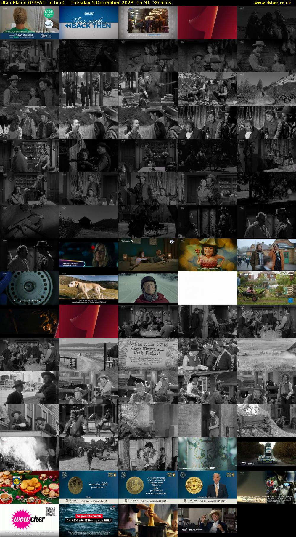 Utah Blaine (GREAT! action) Tuesday 5 December 2023 15:31 - 16:10