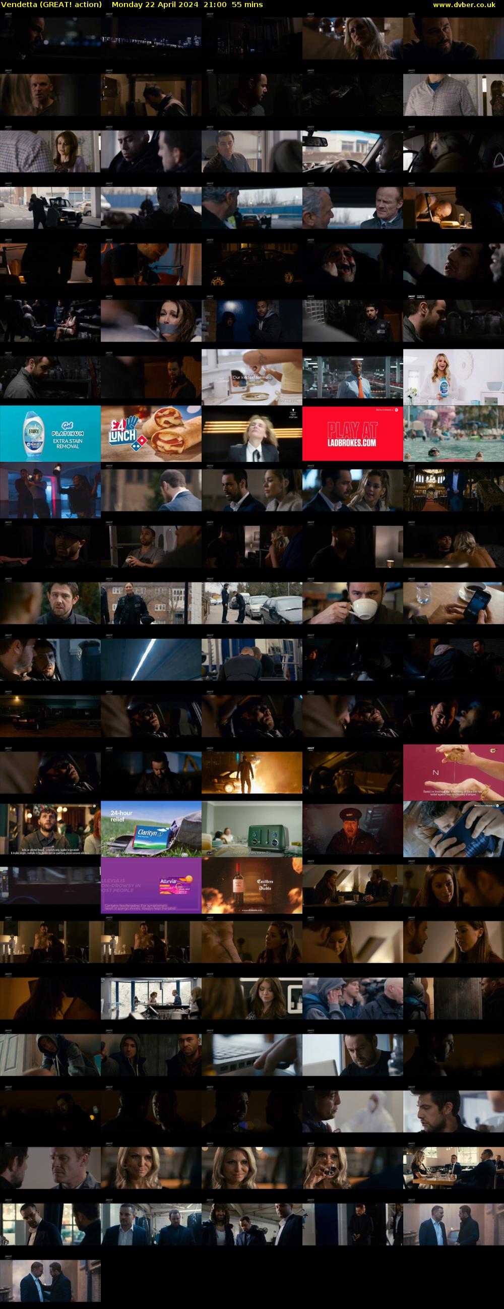 Vendetta (GREAT! action) Monday 22 April 2024 21:00 - 21:55