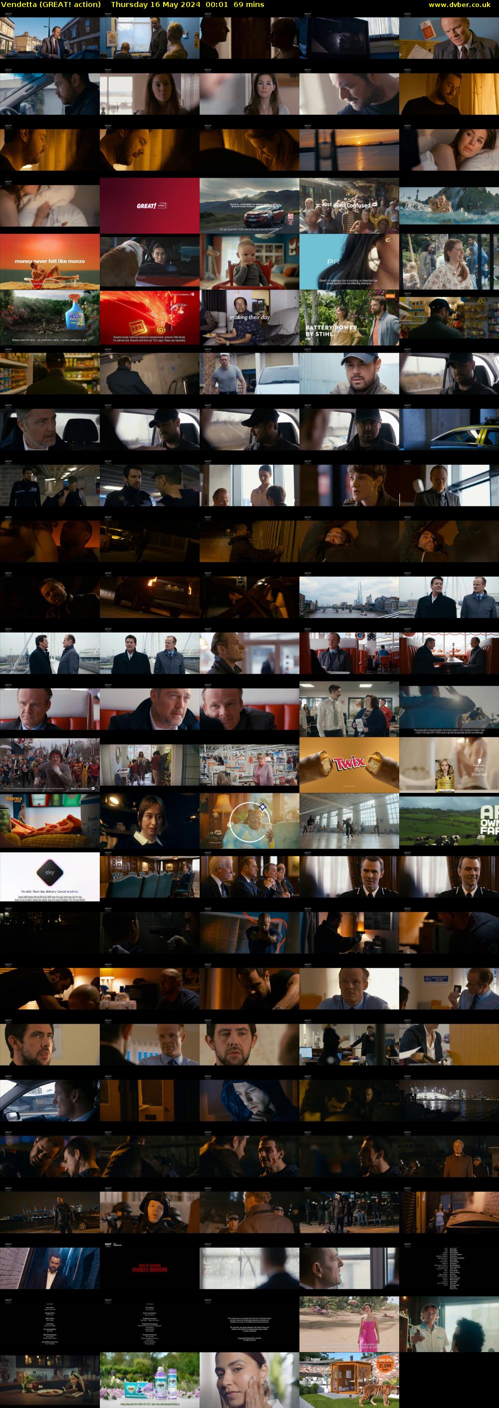 Vendetta (GREAT! action) Thursday 16 May 2024 00:01 - 01:10