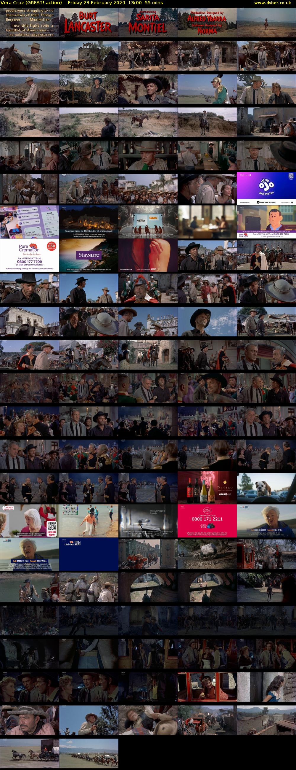 Vera Cruz (GREAT! action) Friday 23 February 2024 13:00 - 13:55