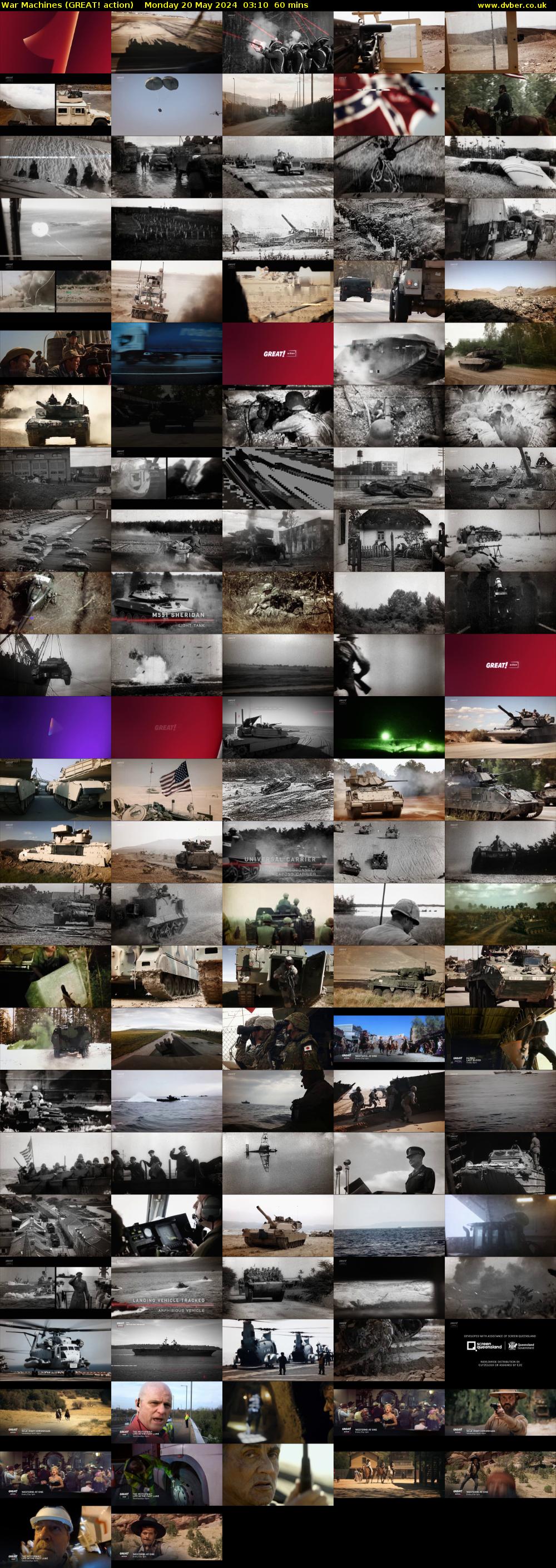 War Machines (GREAT! action) Monday 20 May 2024 03:10 - 04:10