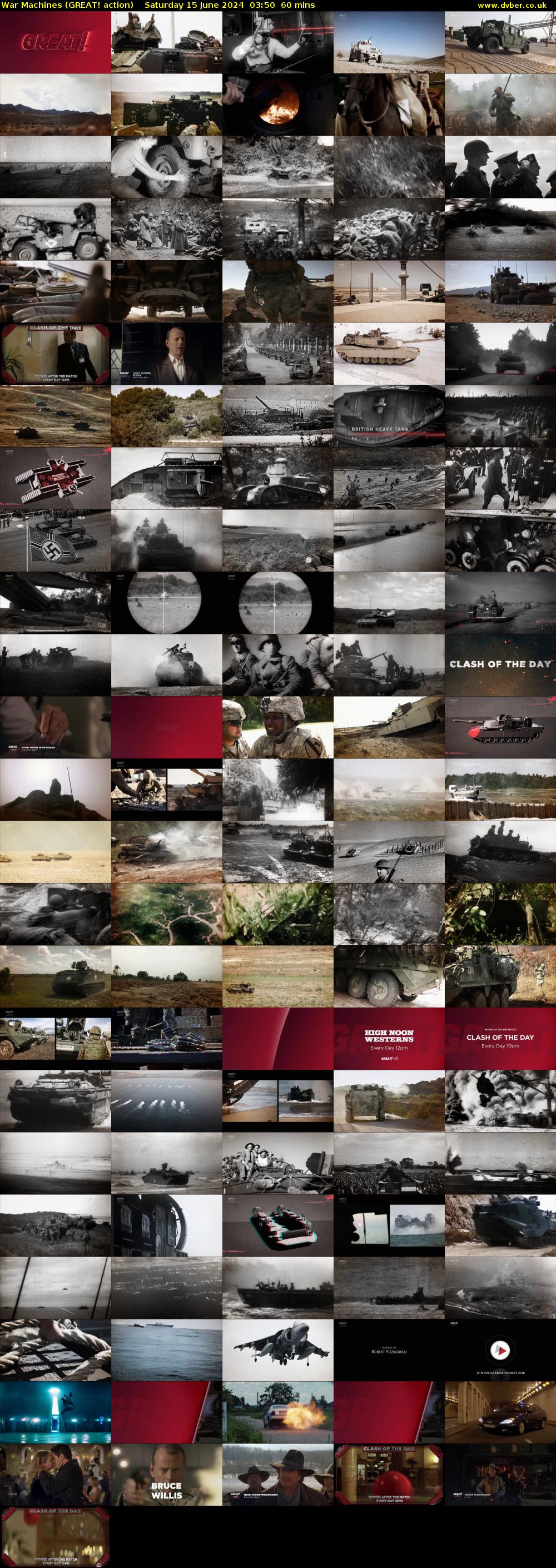 War Machines (GREAT! action) Saturday 15 June 2024 03:50 - 04:50