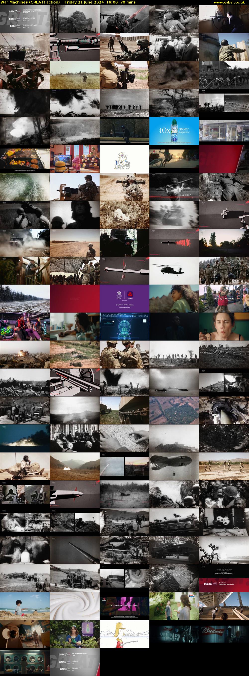 War Machines (GREAT! action) Friday 21 June 2024 19:00 - 20:10