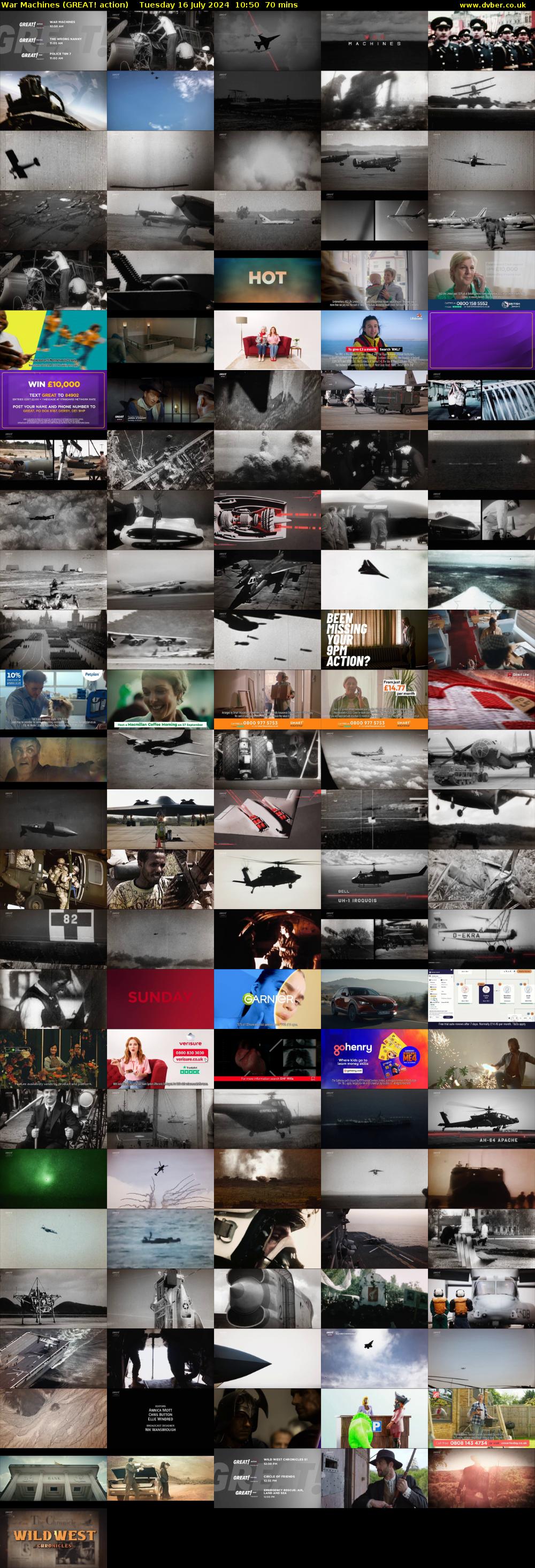 War Machines (GREAT! action) Tuesday 16 July 2024 10:50 - 12:00