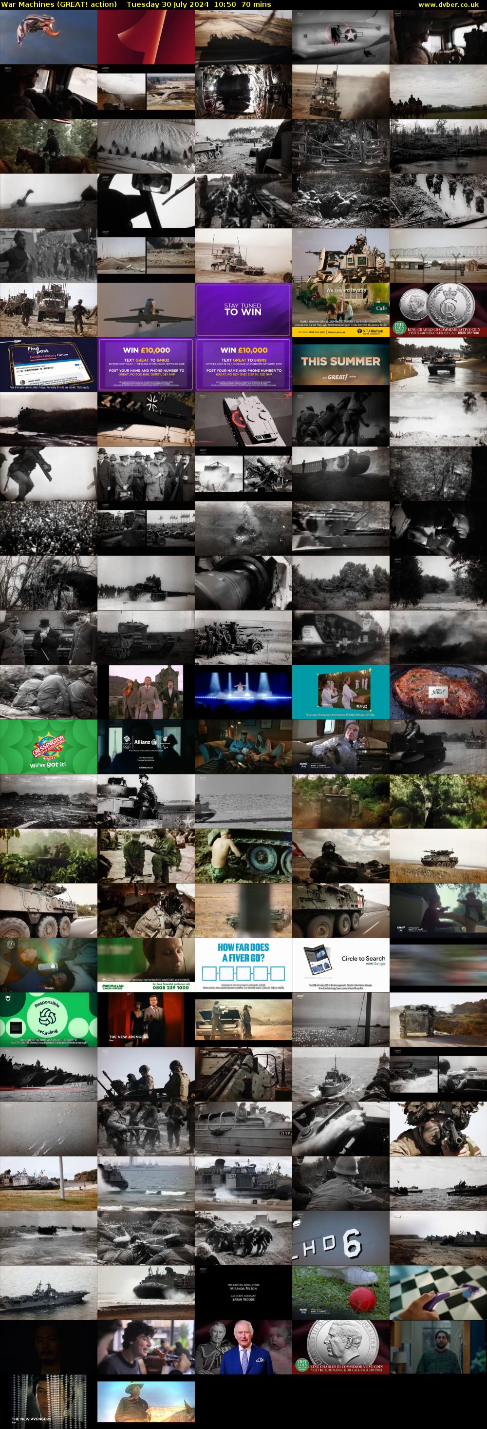War Machines (GREAT! action) Tuesday 30 July 2024 10:50 - 12:00