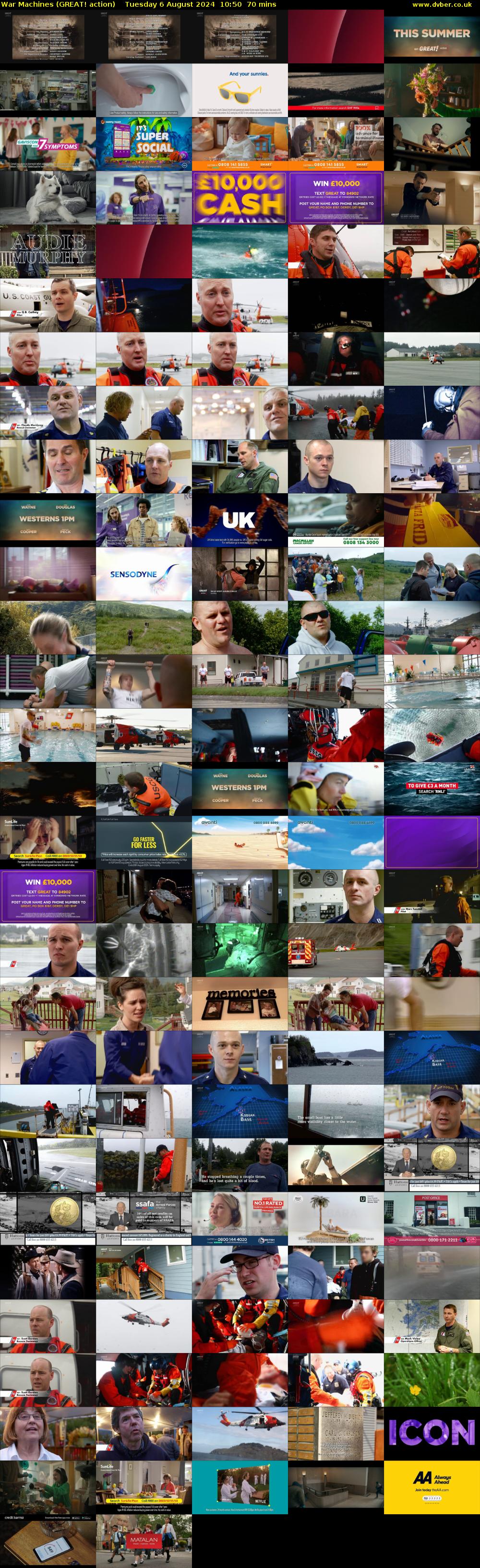 War Machines (GREAT! action) Tuesday 6 August 2024 10:50 - 12:00